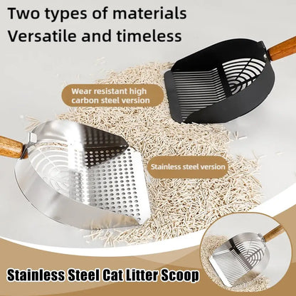 Stainless Steel Cat Litter Scoop For Litter Box
