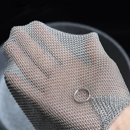 Stainless Steel Glove for Heavy Scrubbing
