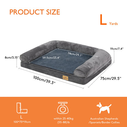 Dog Bed Extra Large Orthopedic with Removable Washable Cover