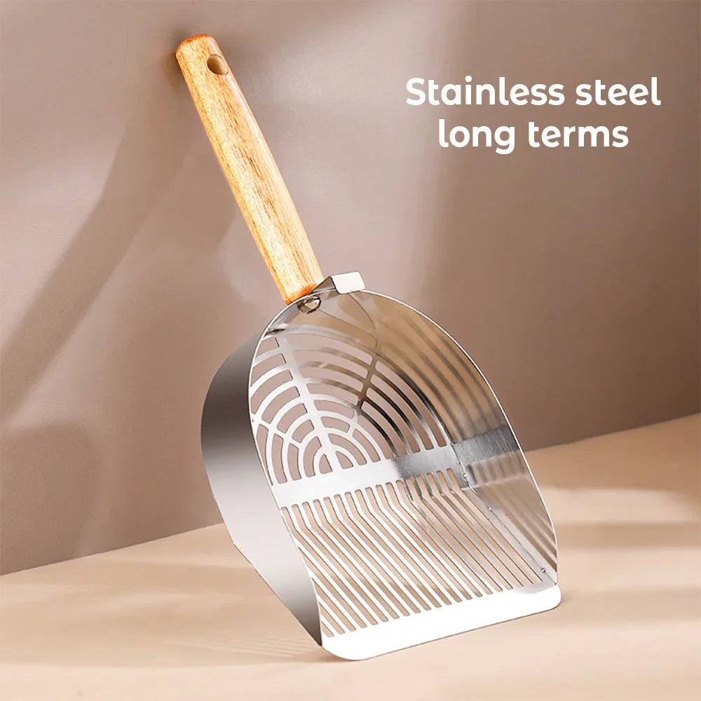 Stainless Steel Cat Litter Scoop For Litter Box