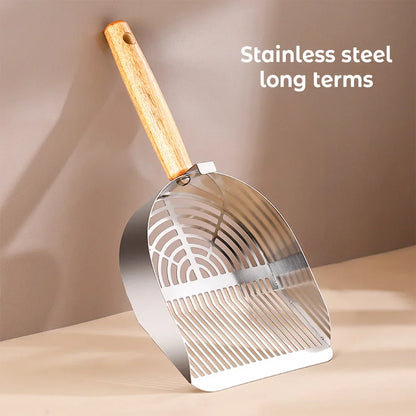 Stainless Steel Cat Litter Scoop For Litter Box