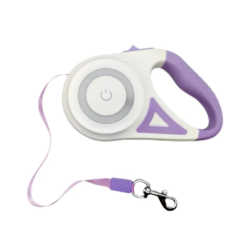 LED Luminous Retractable Dog Leash