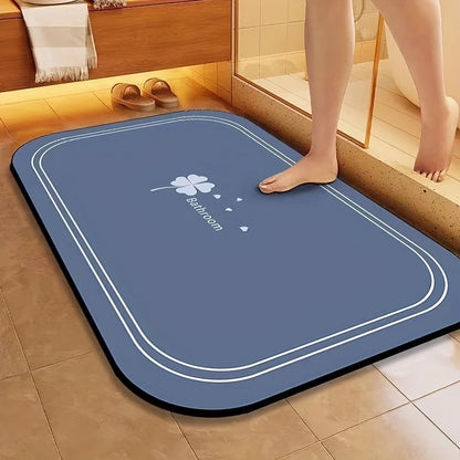 Quick Dry ,Super Absorbent, Non-slip Bath Mat