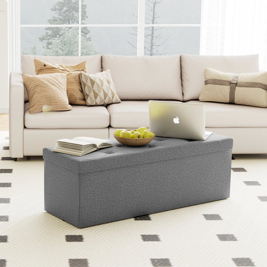 Living Room Hidden Storage Footstool