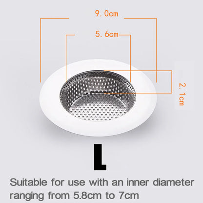 1 or 2 Kitchen Sink Stainless Steel Mesh Drain Filter