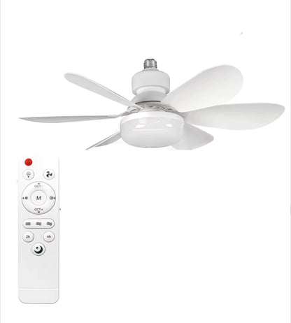40W Ceiling Fan with Remote Control LED Light