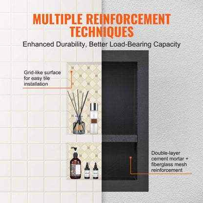 Shower Ready Corner Shelf Organizer