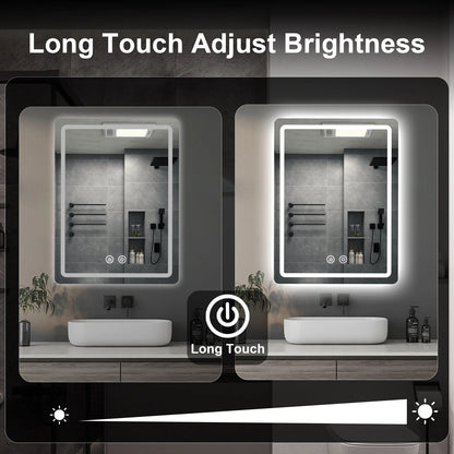 Backlit 20x28" Bathroom Vanity Mirror