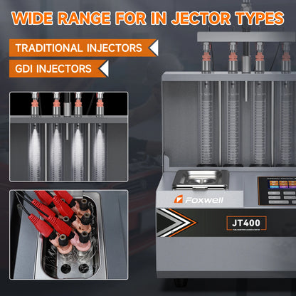 4 Cylinder Ultrasonic Fuel Injector Cleaner GDI EFI