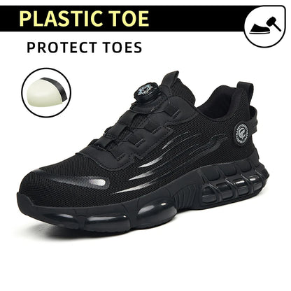 Steel Toe Outdoor Work Shoes. Shock Absorption Running Shoes