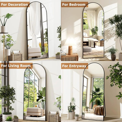 21x64 inch Arched Full Length Mirror for Bedroom