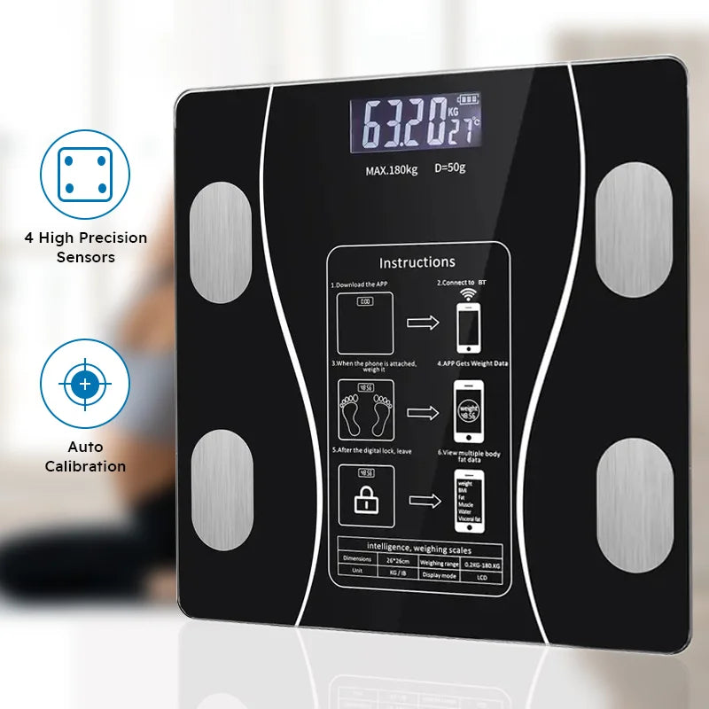 Wireless LED Digital Smart Body Fat Scale
