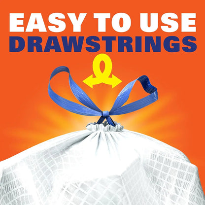 Kitchen Trash Bags, 13 Gallon, 80 Count