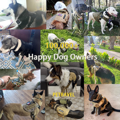Tactical Dog Harness, Collar, and Leash