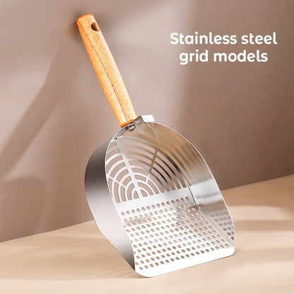 Stainless Steel Cat Litter Scoop For Litter Box