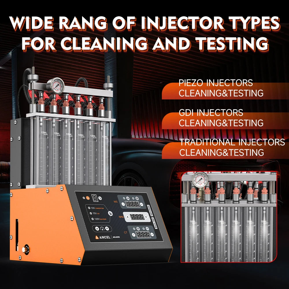 6-Cylinder GDI, EFI, FSI, Ultrasonic Fuel Injector Cleaner