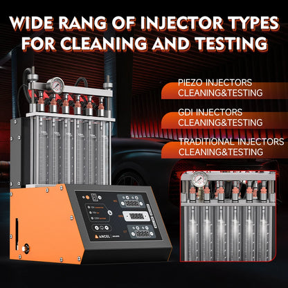 6-Cylinder GDI, EFI, FSI, Ultrasonic Fuel Injector Cleaner