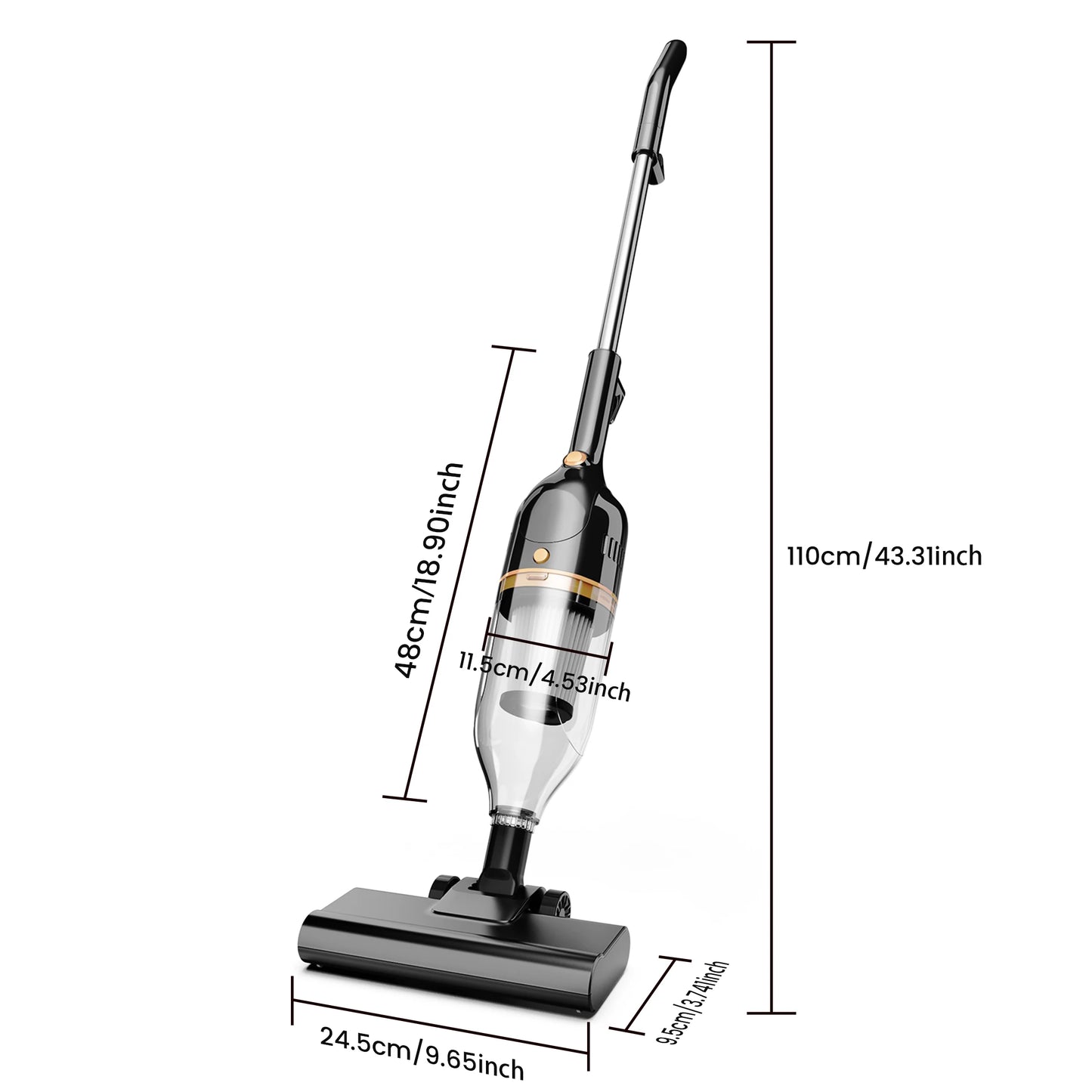 Corded 2 in 1 Lightweight Vacuum Cleaner For Pet Hair