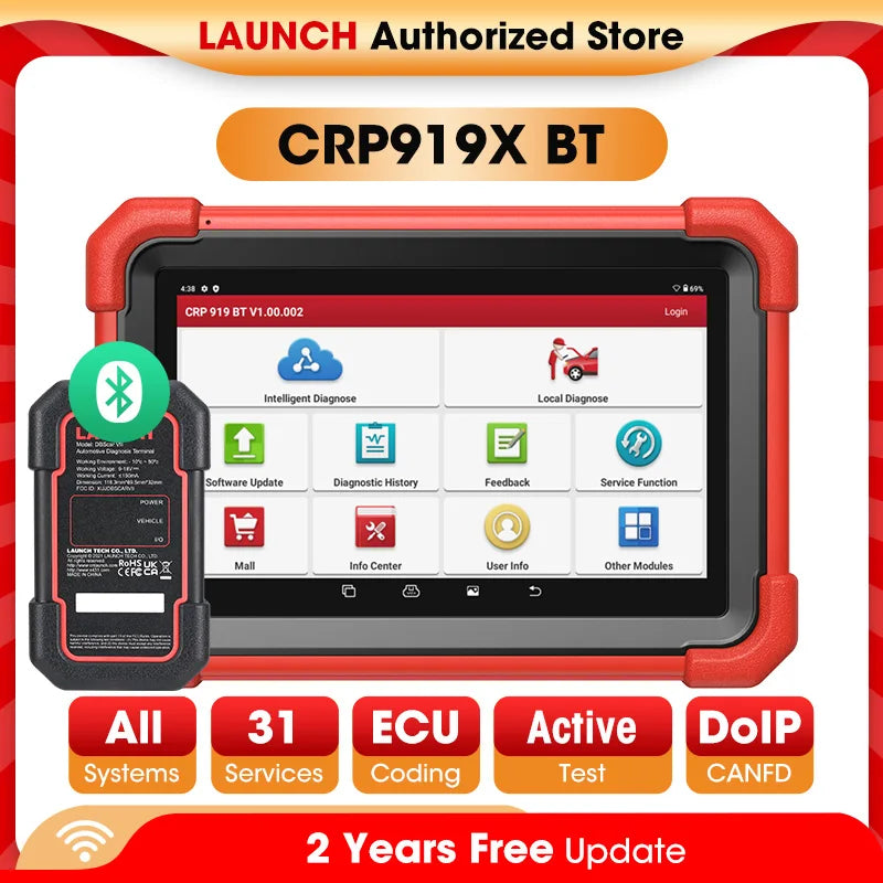 New LAUNCH X431 CRP919XBT OBD2 Scanner