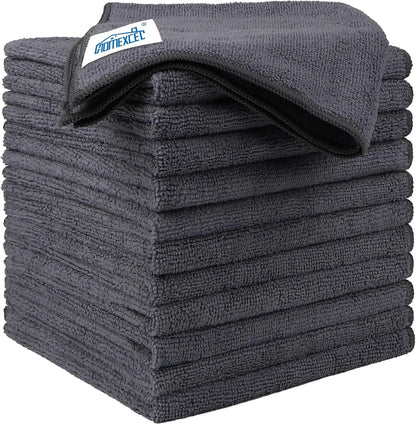 12 Pack Microfiber Towels 12.5x12.5 Inch