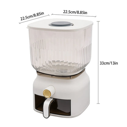 Rice Dispenser with Sealed Storage