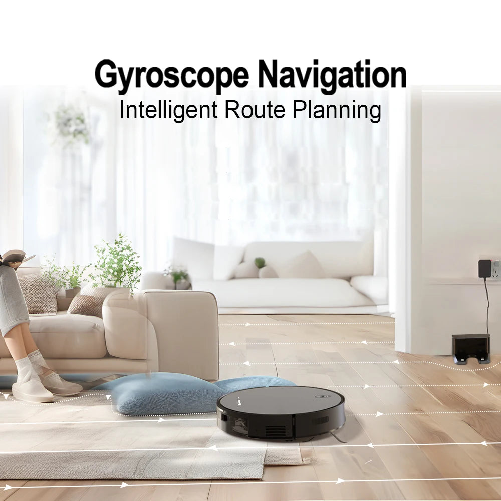 Robot Vacuum Cleaner and Mop Combo for Pet Hair