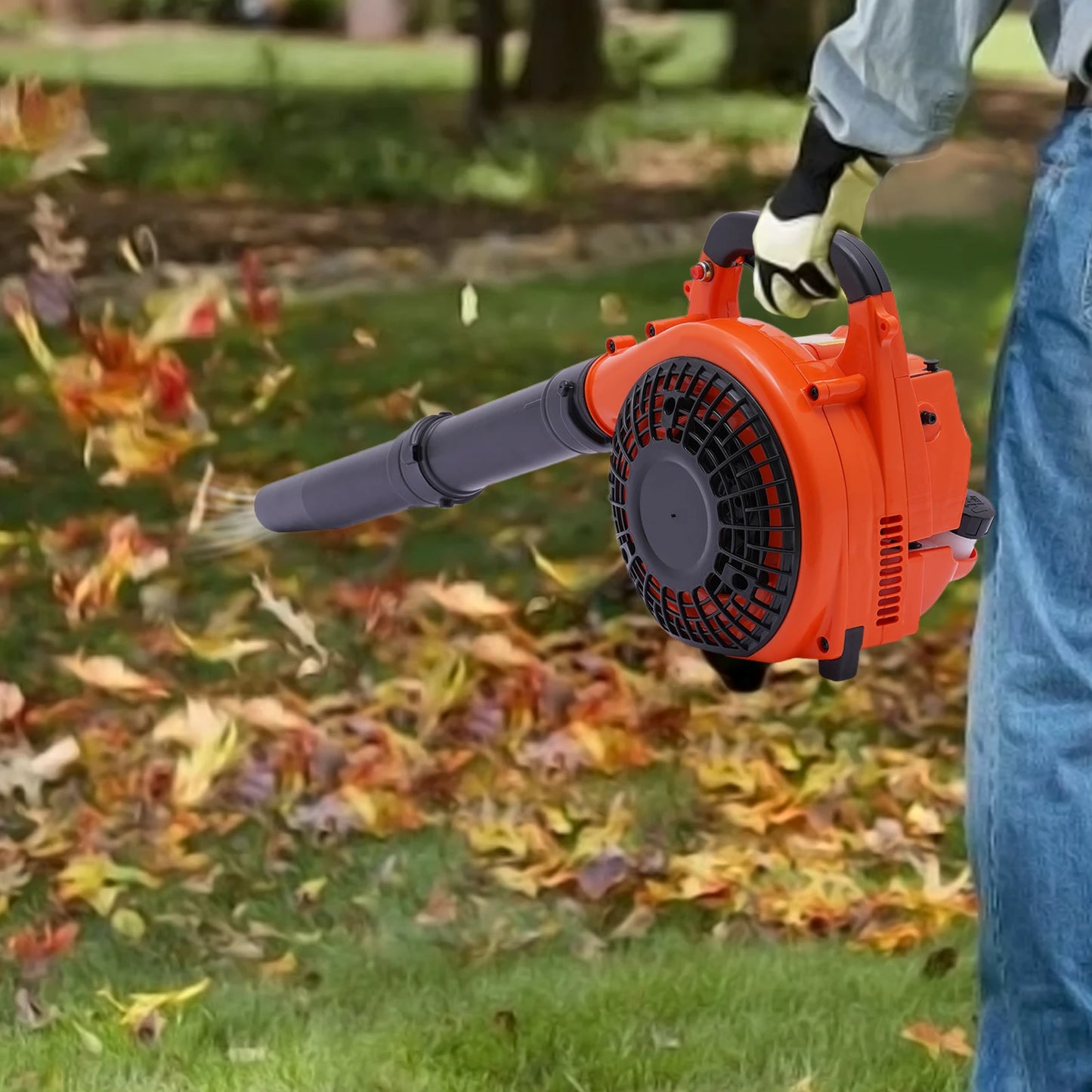 Handheld Gas Leaf Blower, 25.4CC 2-Stroke