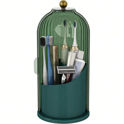 Rotating Electric Dustproof Toothbrush & Toothpaste Holder