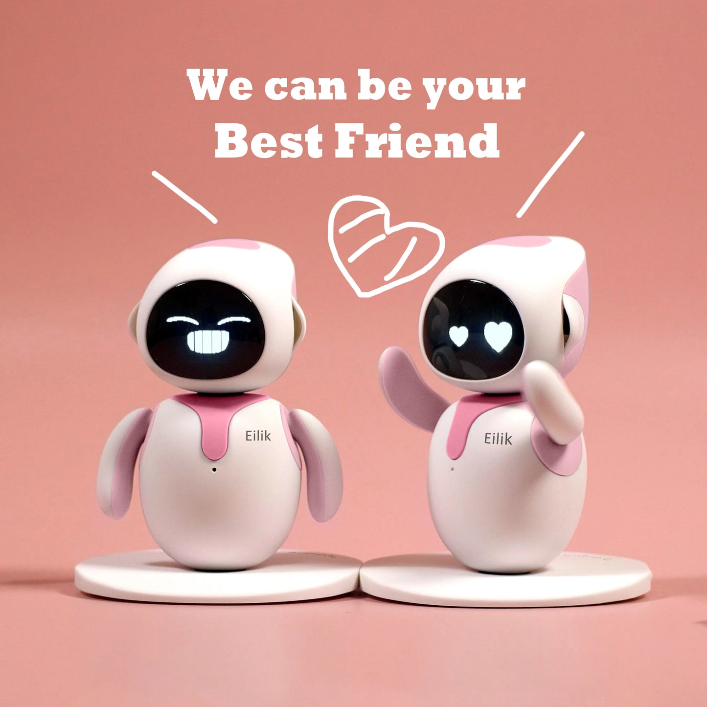 Eilik Pink - Touch Interactive Toys, Unique Gift for Girls & Boys