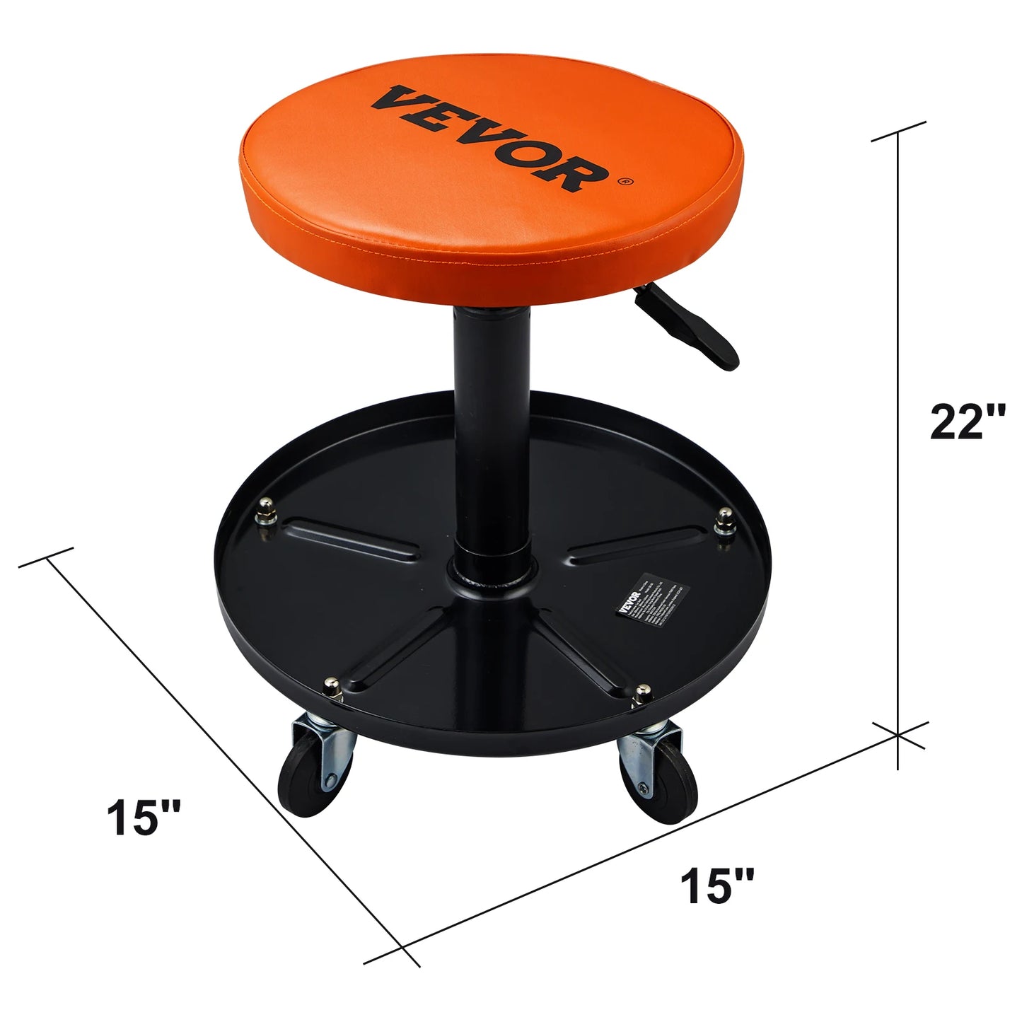 Rolling Pneumatic Mechanic Stool for Garage/Shop