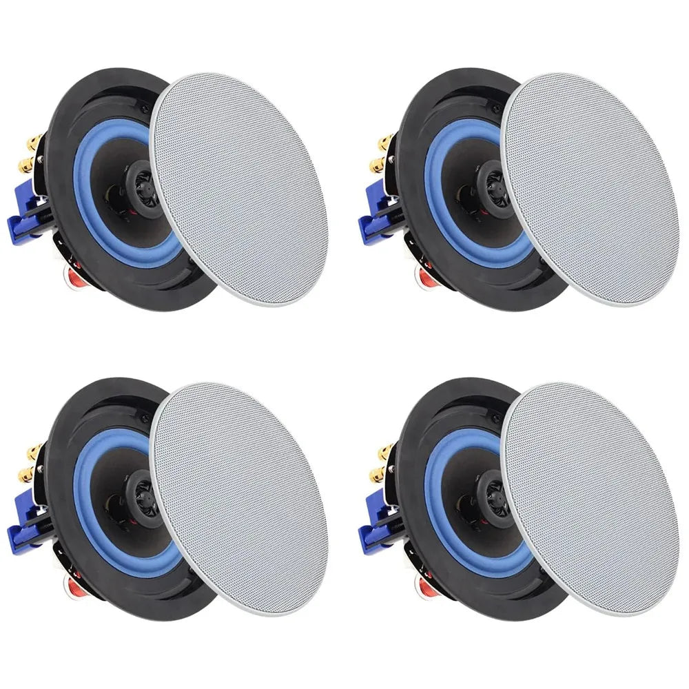 4 Flush Mount Ceiling Speakers For Home Theater