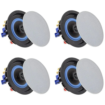 4 Flush Mount Ceiling Speakers For Home Theater