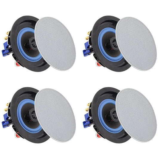 4 Flush Mount Ceiling Speakers For Home Theater