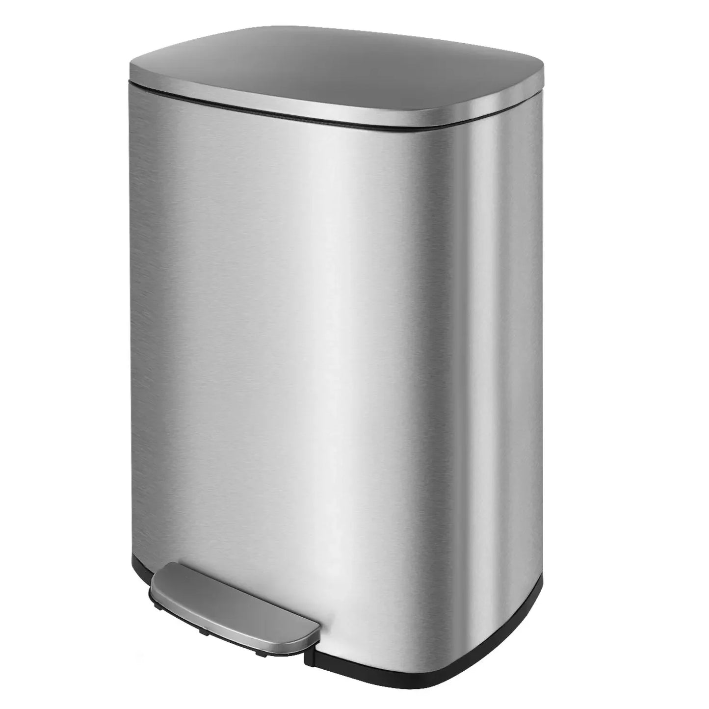 Step Lid Stainless Steel Kitchen Trash Can