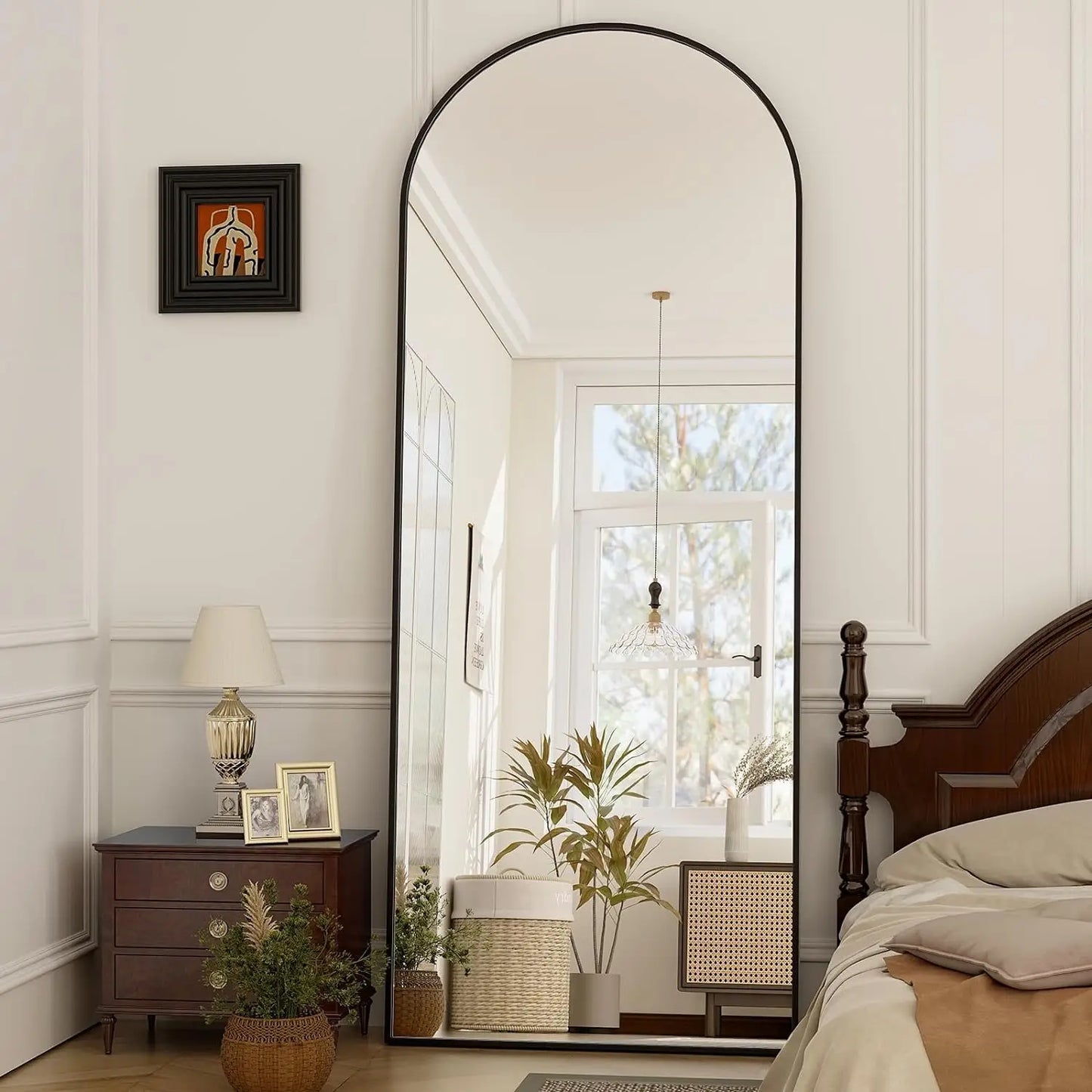 21x64 inch Arched Full Length Mirror for Bedroom
