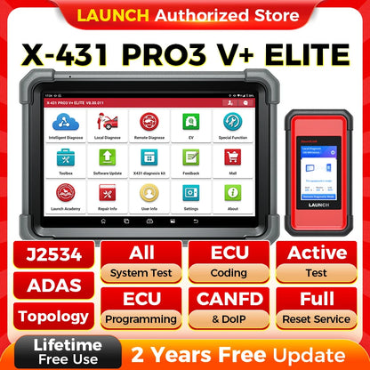 LAUNCH X-431 PRO3V+ELITE Car Diagnostic Tool
