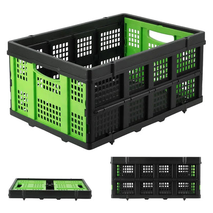 55L Heavy-Duty Collapsible Plastic Crate