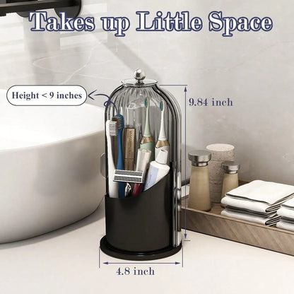 Rotating Electric Dustproof Toothbrush & Toothpaste Holder