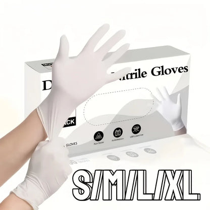 White Nitrile Gloves Perfect for Kitchen & Gardening