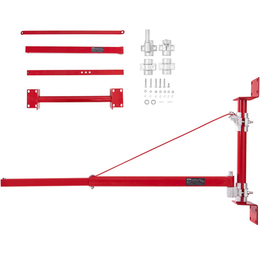Electric Hoist, Swing Arm Support, w/Steel Hoist Frame, 180° Rotation