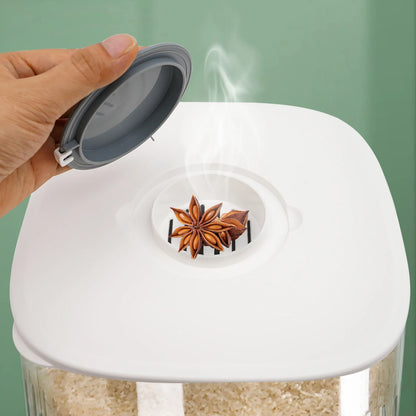 Rice Dispenser with Sealed Storage