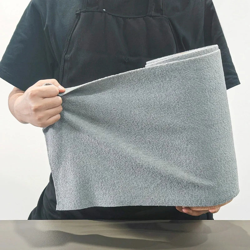 Non-Stick Tear-Off Microfiber Rags, for Greasy Stove Spills