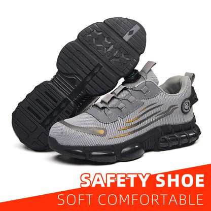 Steel Toe Outdoor Work Shoes. Shock Absorption Running Shoes