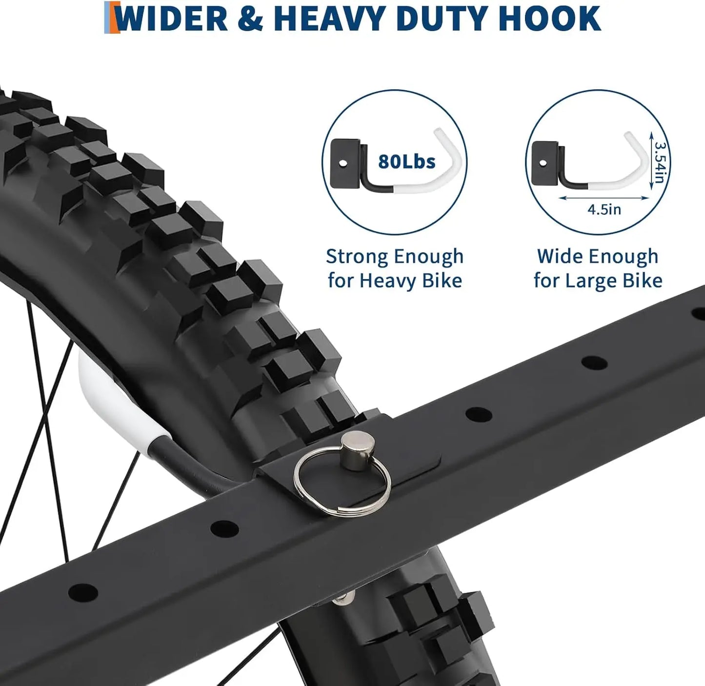 Freestanding 5 Bike Storage Rack. w/Adjustable Height