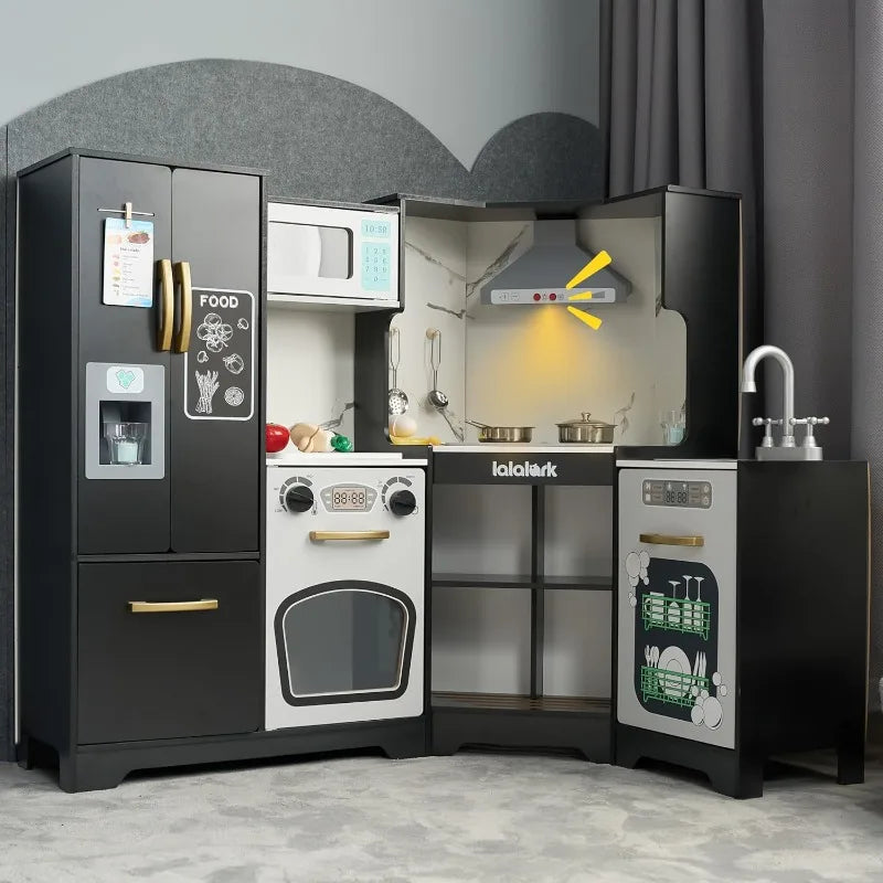 Toddlers Wooden Corner Kitchen Play-set