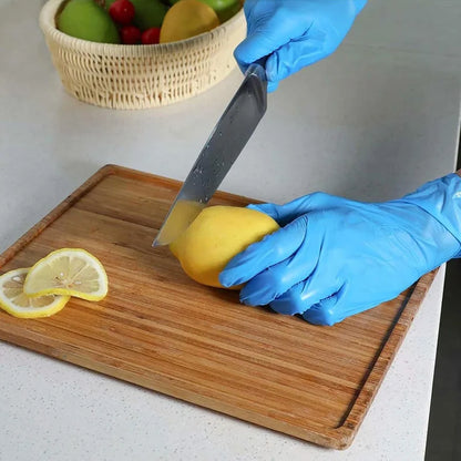 100 PCS Nitrile Kitchen Gloves, Size M
