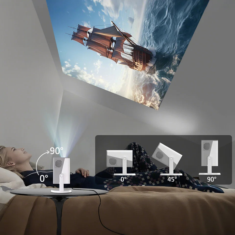 1080P Android Wifi6 1920*1080P Home Cinema Projetor