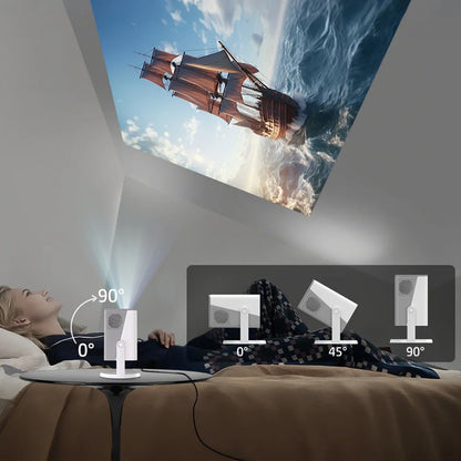 1080P Android Wifi6 1920*1080P Home Cinema Projetor