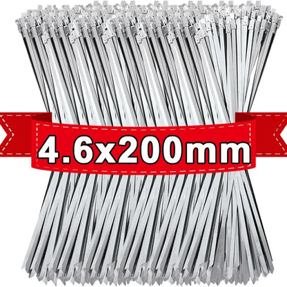 Stainless Steel Cable Ties w/Quantity & Size Choice