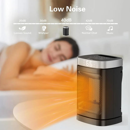 Portable Space Heater for Bedroom & Office